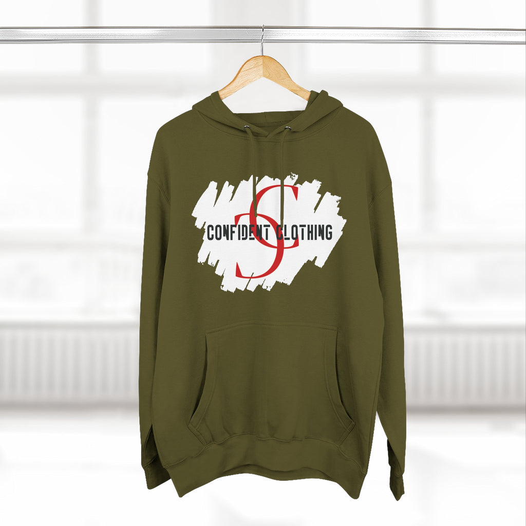 1.8 Confident Clothing Logo Fleece Hoodie