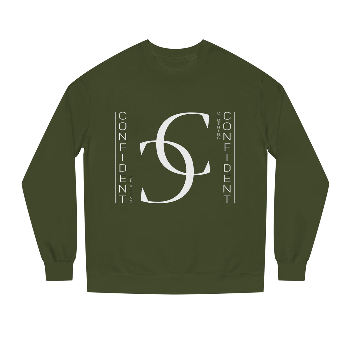 0.2 Confident Clothing Unisex Crew Neck Sweatshirt