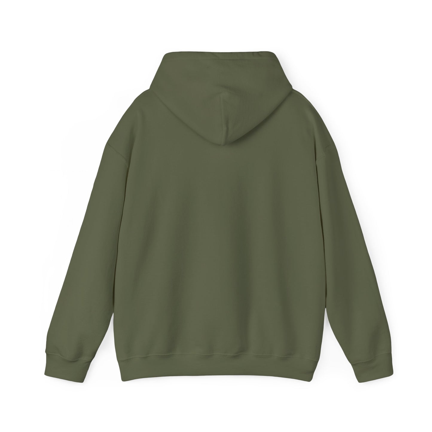 Veteran White Hoodie (black logo)