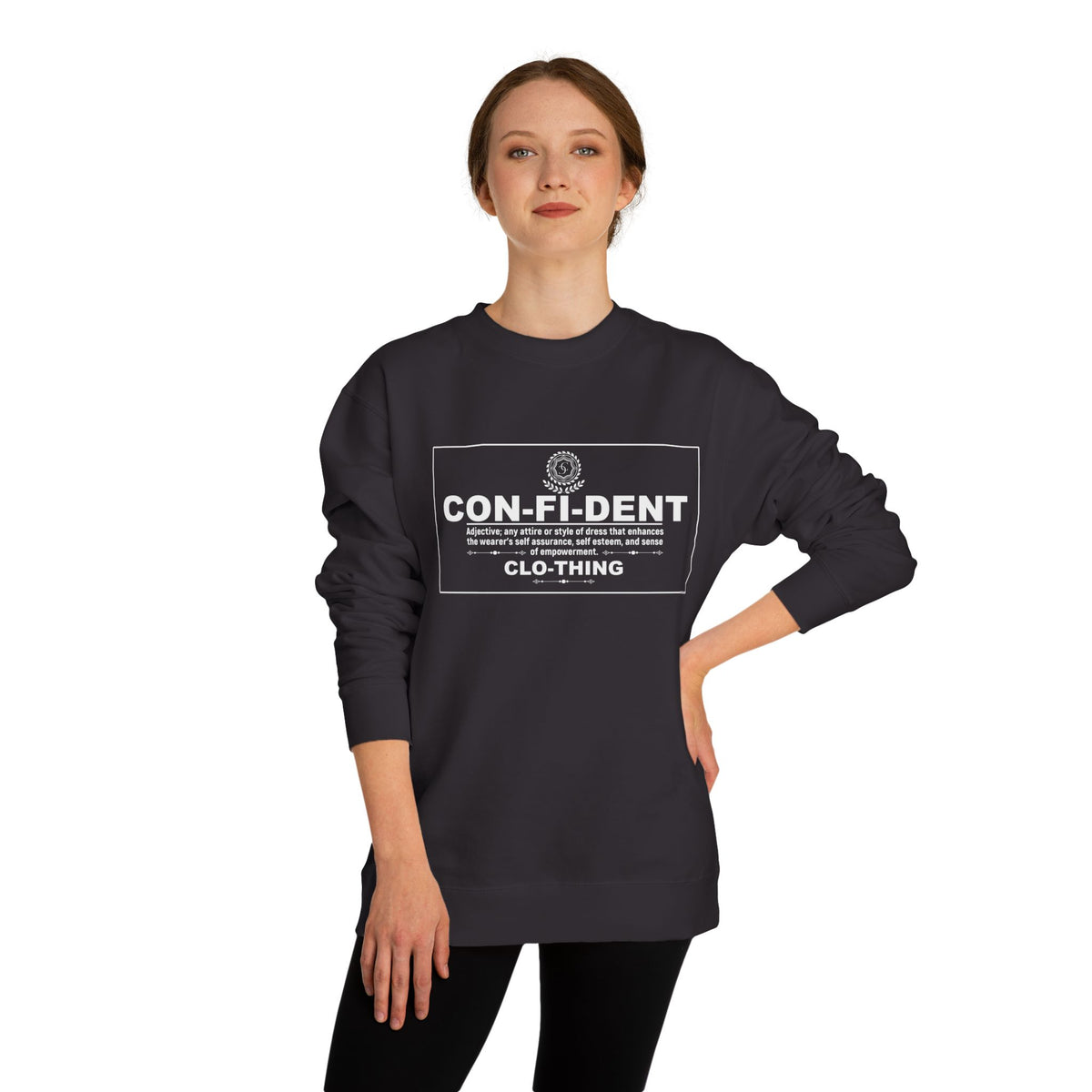 2.3 Confident Clothing Unisex Crew Neck Sweatshirt