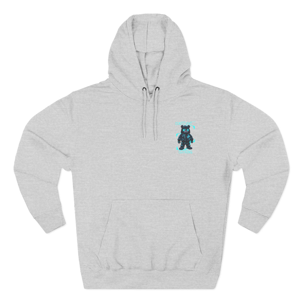 0.12 Confident Clothing Superstar Bear Graphic Fleece Hoodie