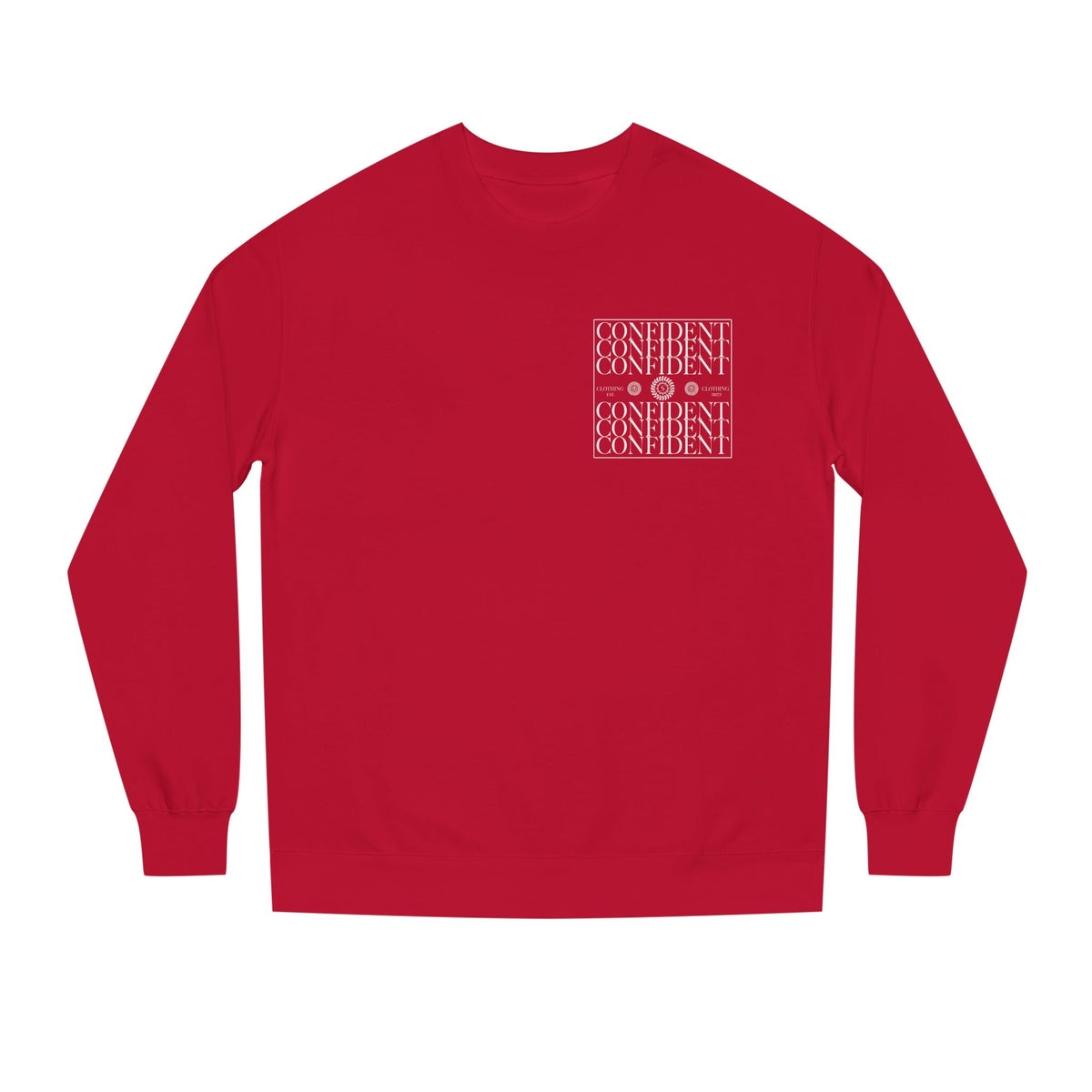 0.5 Confident Clothing Unisex Crew Neck Sweatshirt