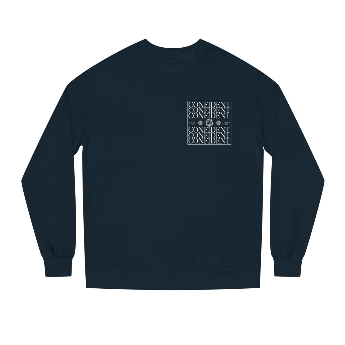 0.5 Confident Clothing Unisex Crew Neck Sweatshirt