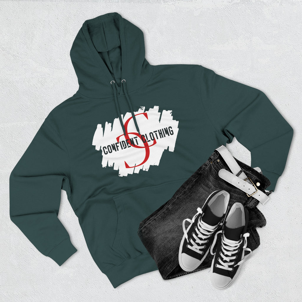 1.8 Confident Clothing Logo Fleece Hoodie