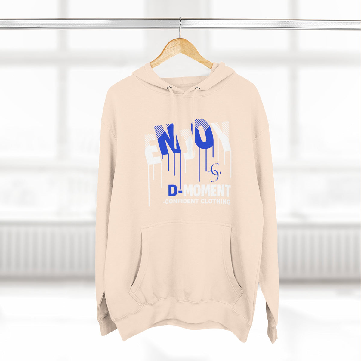 1.0 Confident Clothing Enjoy D Moment Drip Graphic Fleece Hoodie