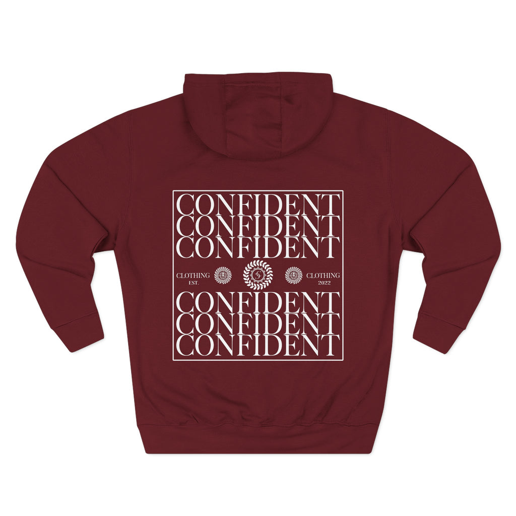 0.9 Confident Clothing Graphic Fleece Hoodie