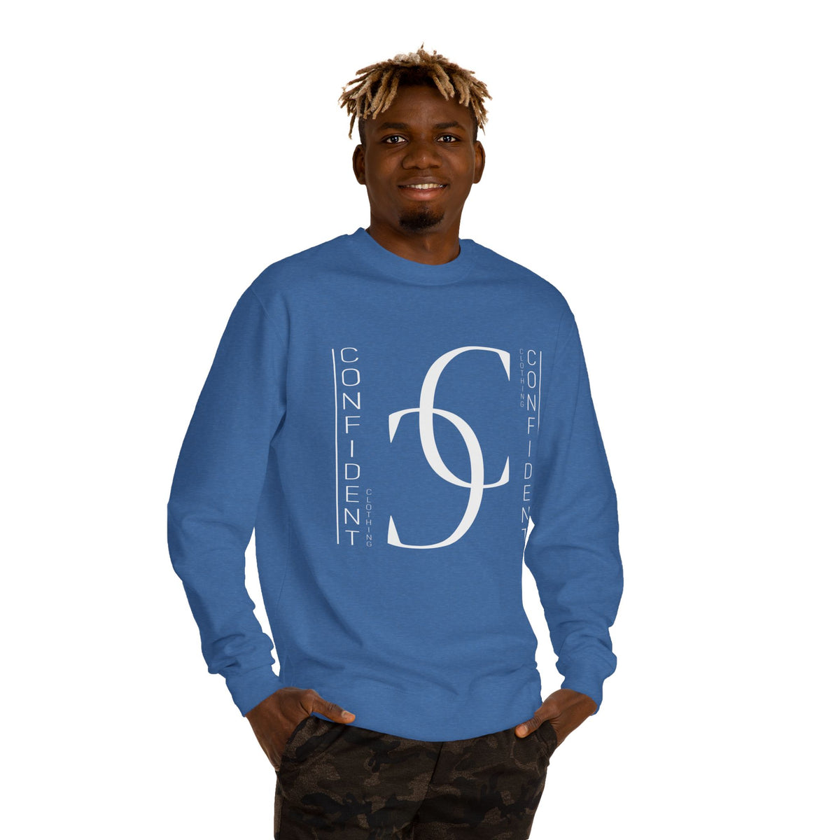 0.2 Confident Clothing Unisex Crew Neck Sweatshirt