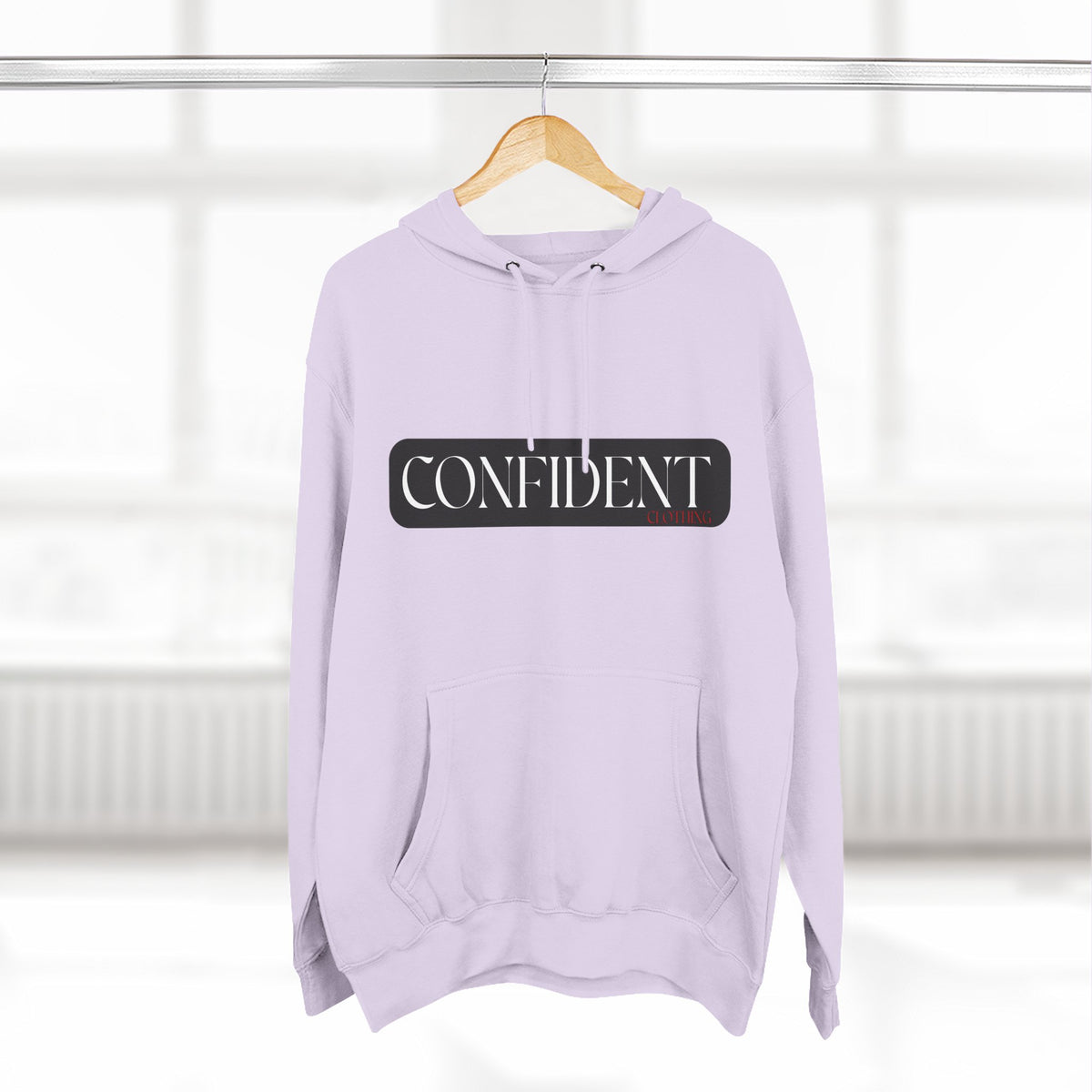 0.7 CONFIDENT CLOTHING Motivational Hoodie