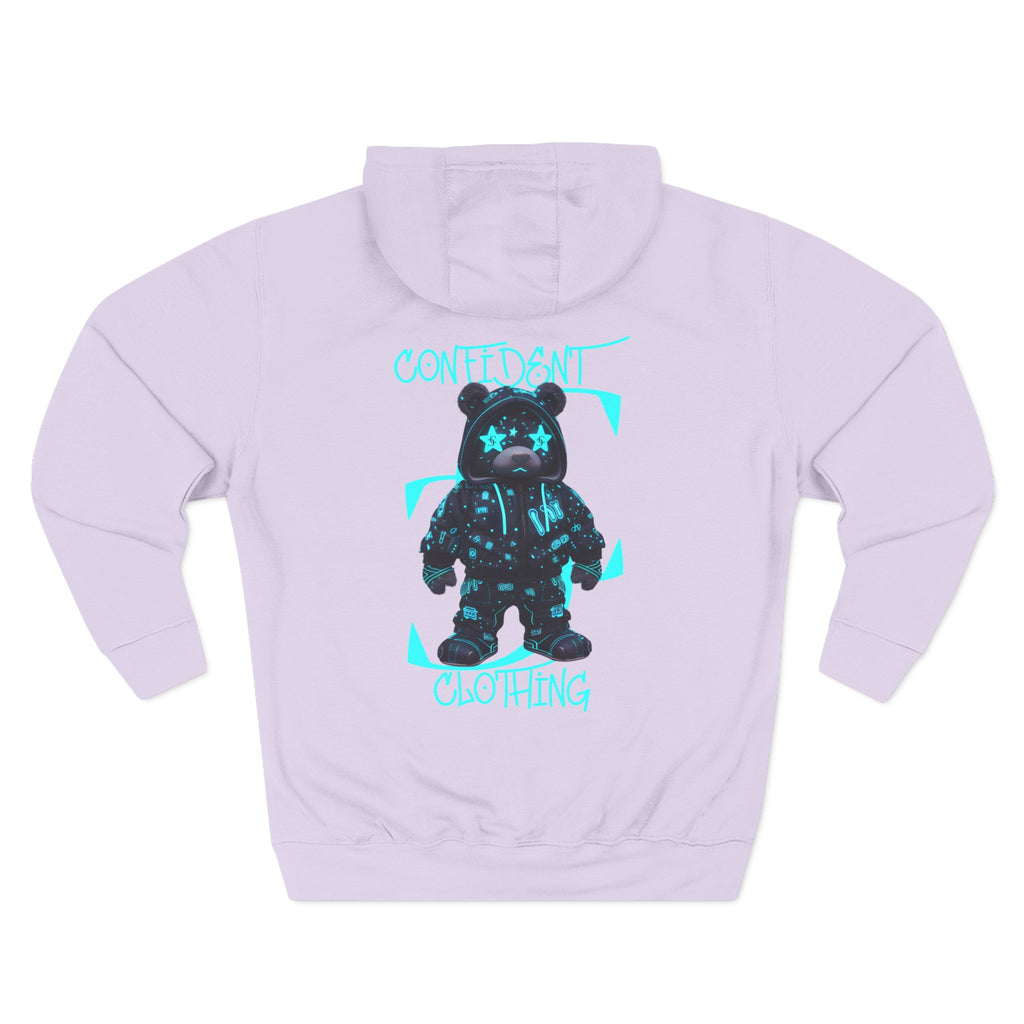 0.12 Confident Clothing Superstar Bear Graphic Fleece Hoodie
