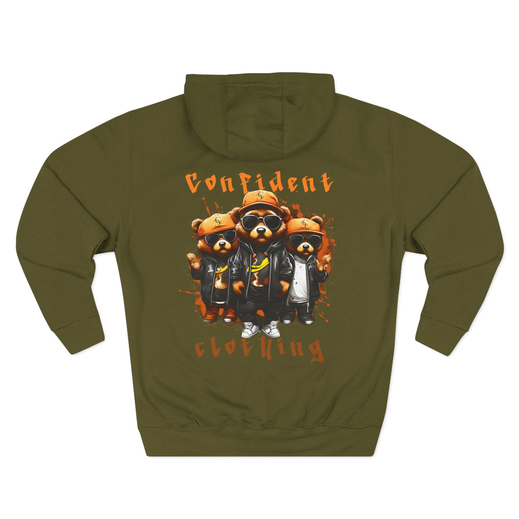 Confident Clothing Raccoon Crew Fleece Hoodie