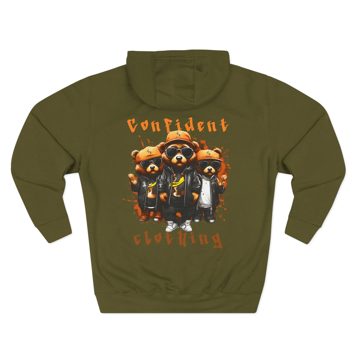 Confident Clothing Raccoon Crew Fleece Hoodie