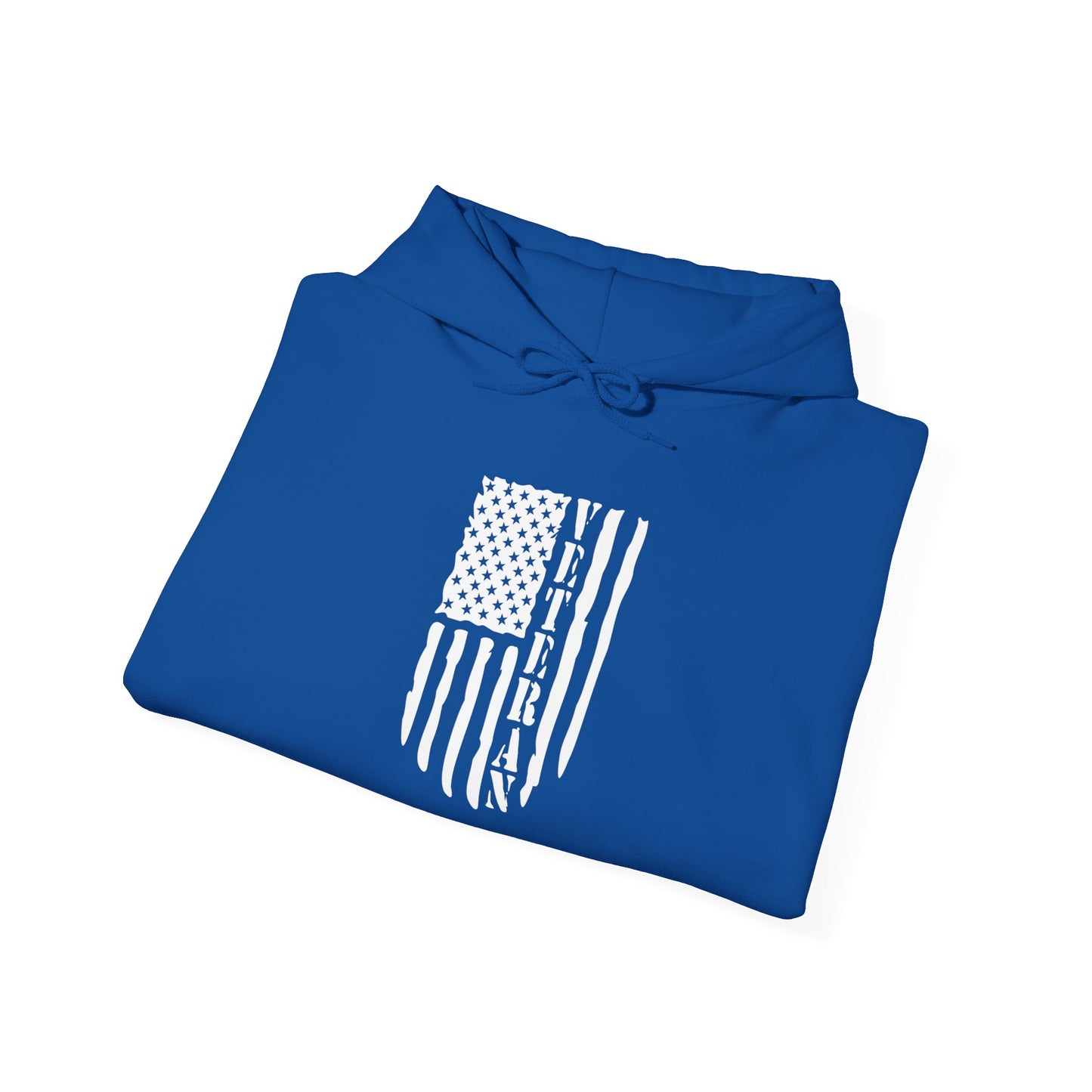 Veteran Black Hoodie (white logo)