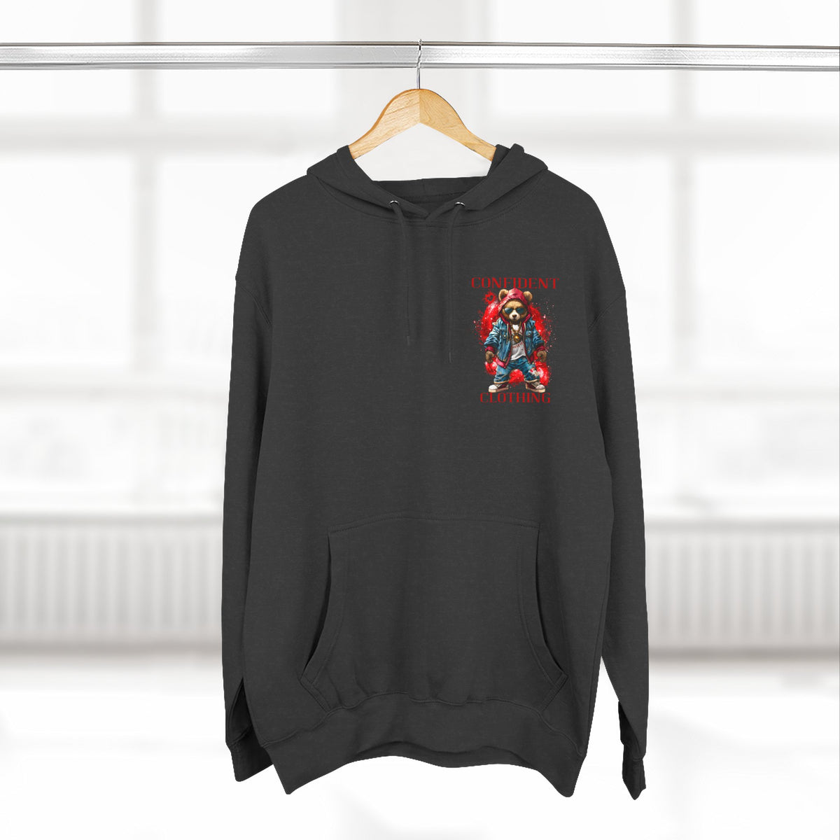 Confident Clothing Galaxy Bear Graphic Hoodie