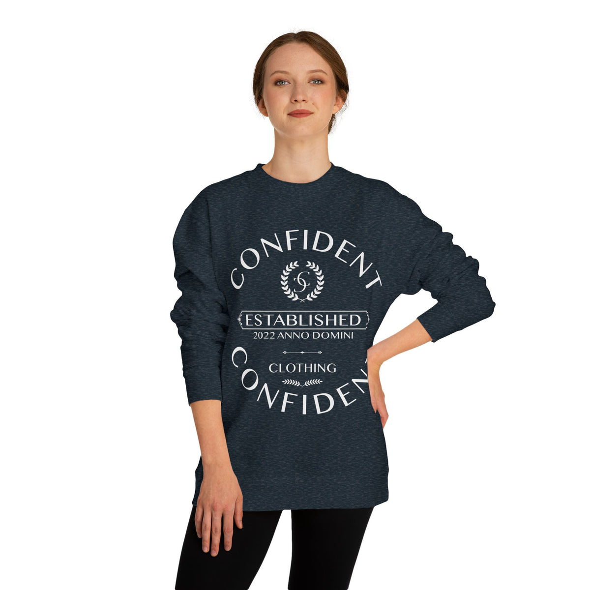 0.1 Confident Clothing Unisex Crew Neck Sweatshirt