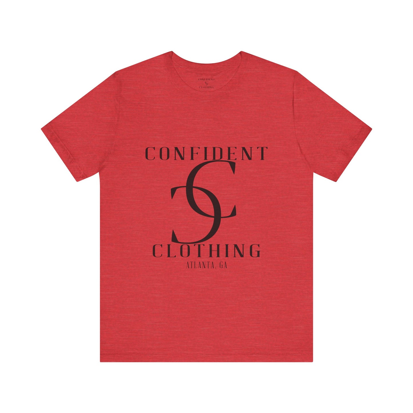 cc (Unisex) Confident Clothing Luxury Jersey Short Sleeve Tee (mustard)