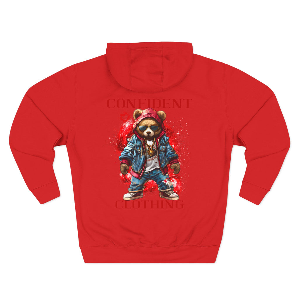 Confident Clothing Galaxy Bear Graphic Hoodie