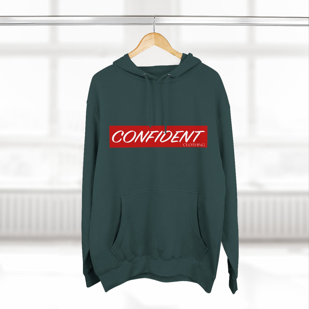 0.7 CONFIDENT CLOTHING Motivational Hoodie
