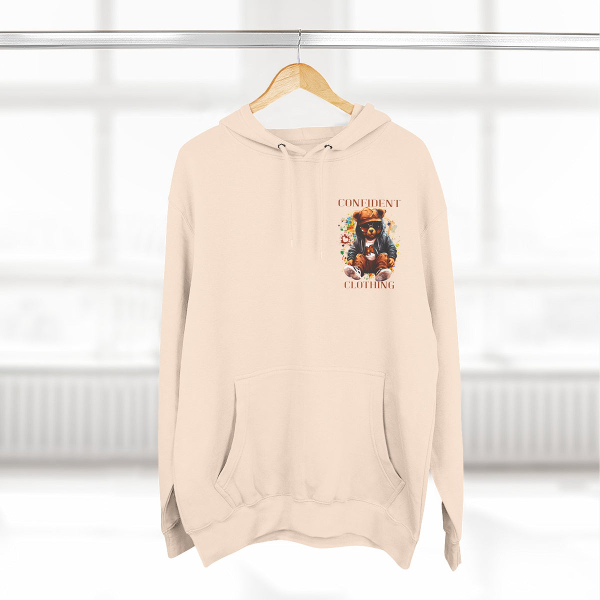 0.4 Confident Clothing Cool Bear Graphic Hoodie