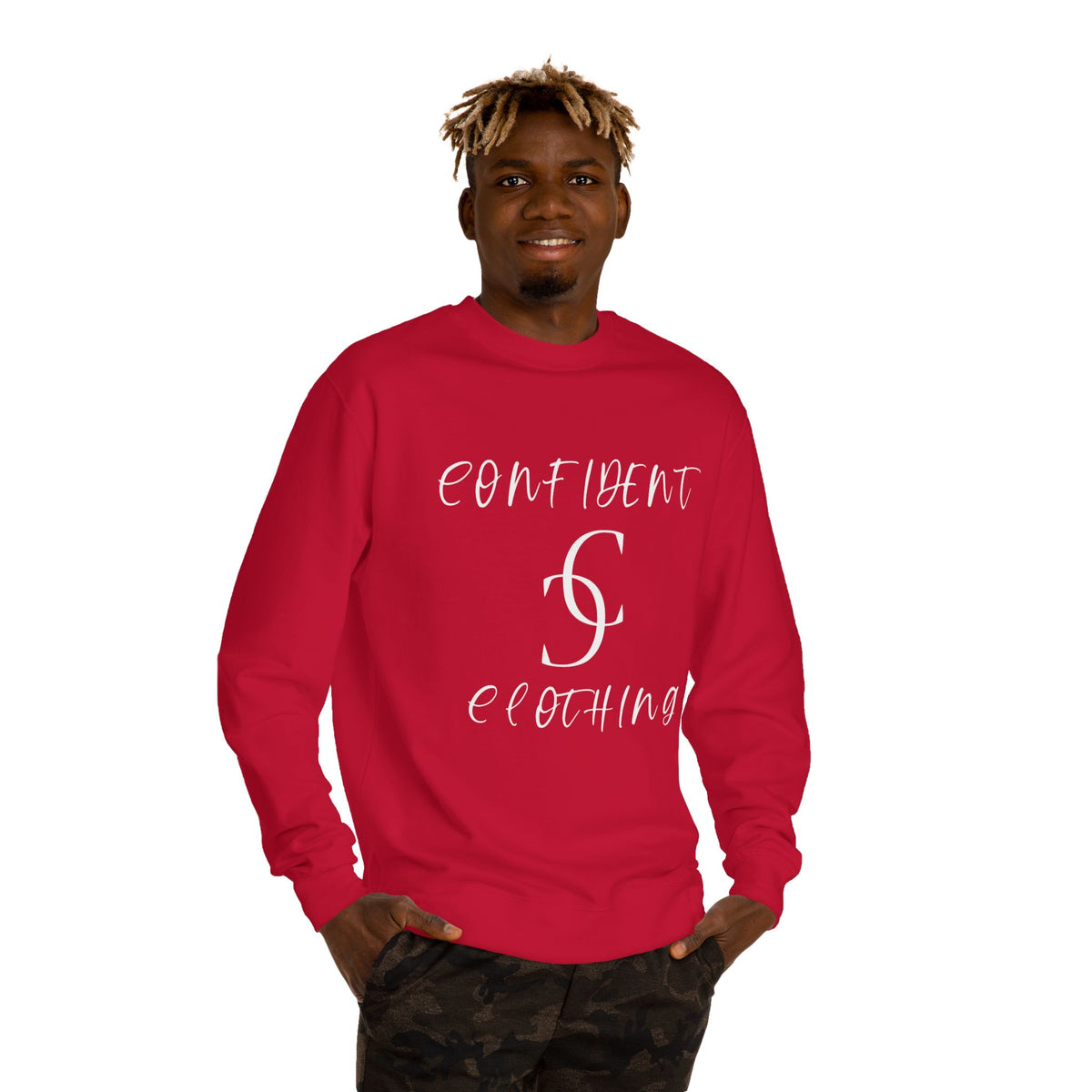 0.6 Confident Clothing Unisex Crew Neck Sweatshirt