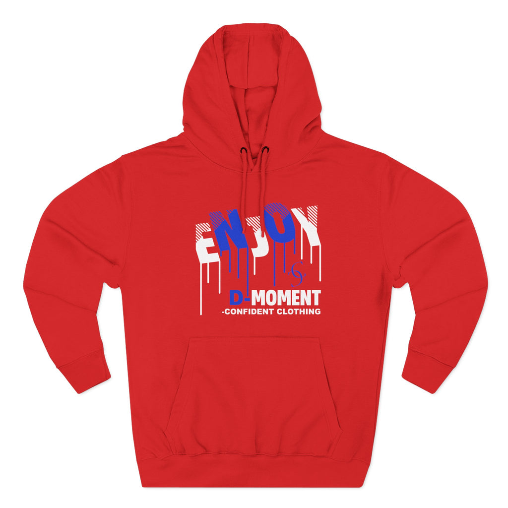 1.0 Confident Clothing Enjoy D Moment Drip Graphic Fleece Hoodie