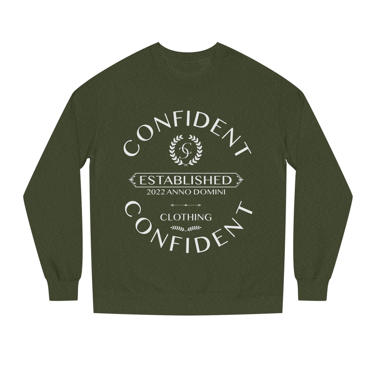 0.1 Confident Clothing Unisex Crew Neck Sweatshirt