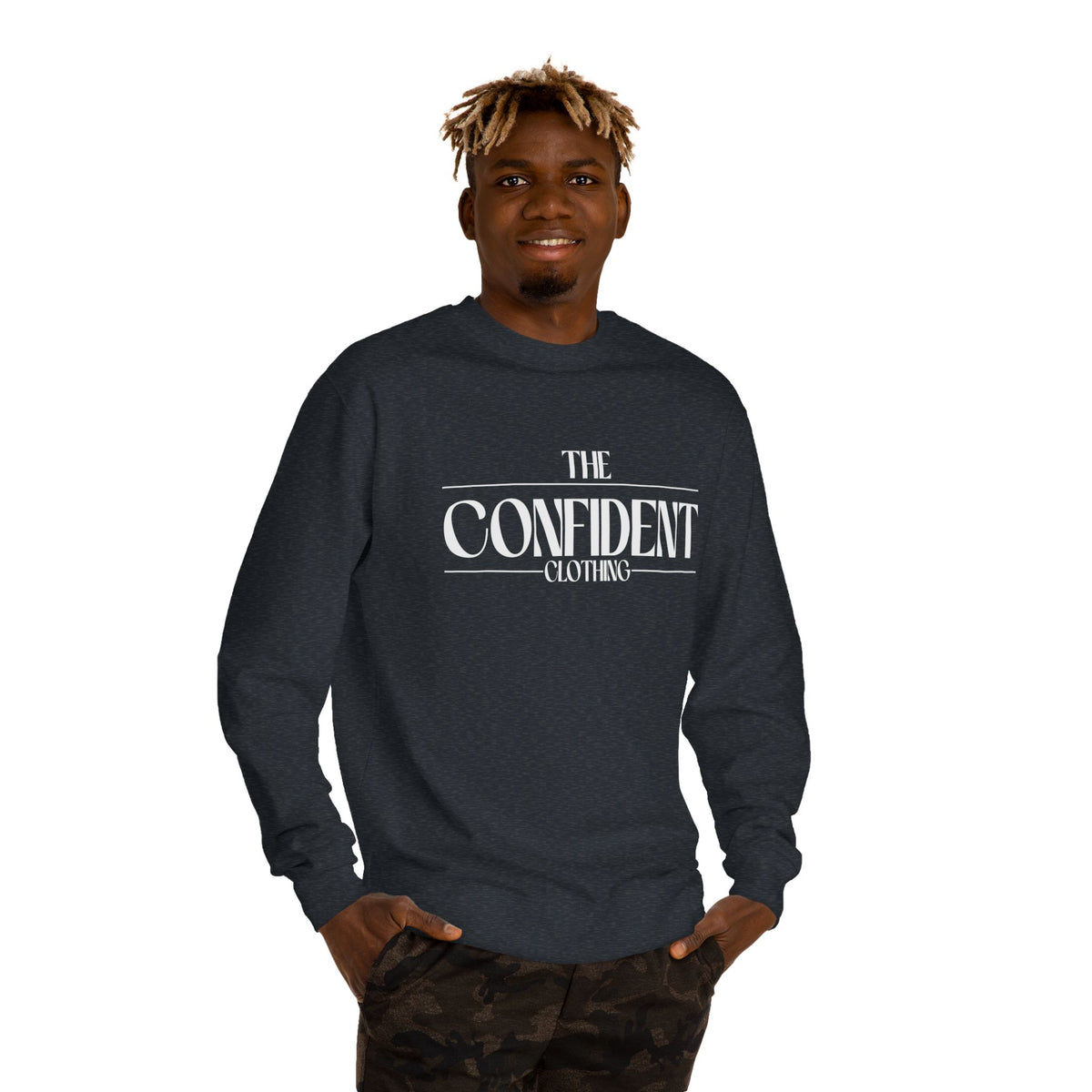0.3 Confident Clothing Unisex Crew Neck Sweatshirt