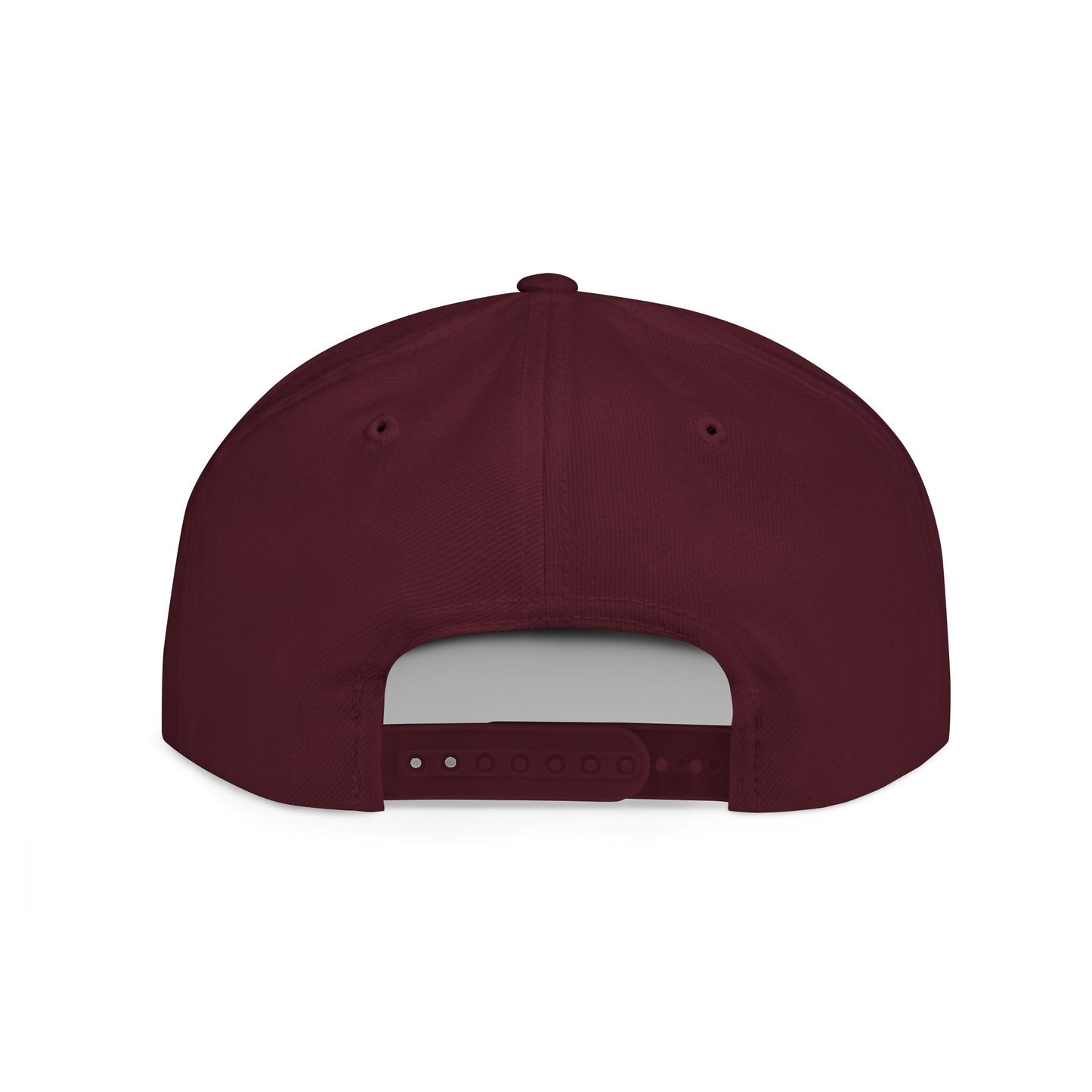 (hats) Confident Clothing Flat Bill Snapback (scc white logo)