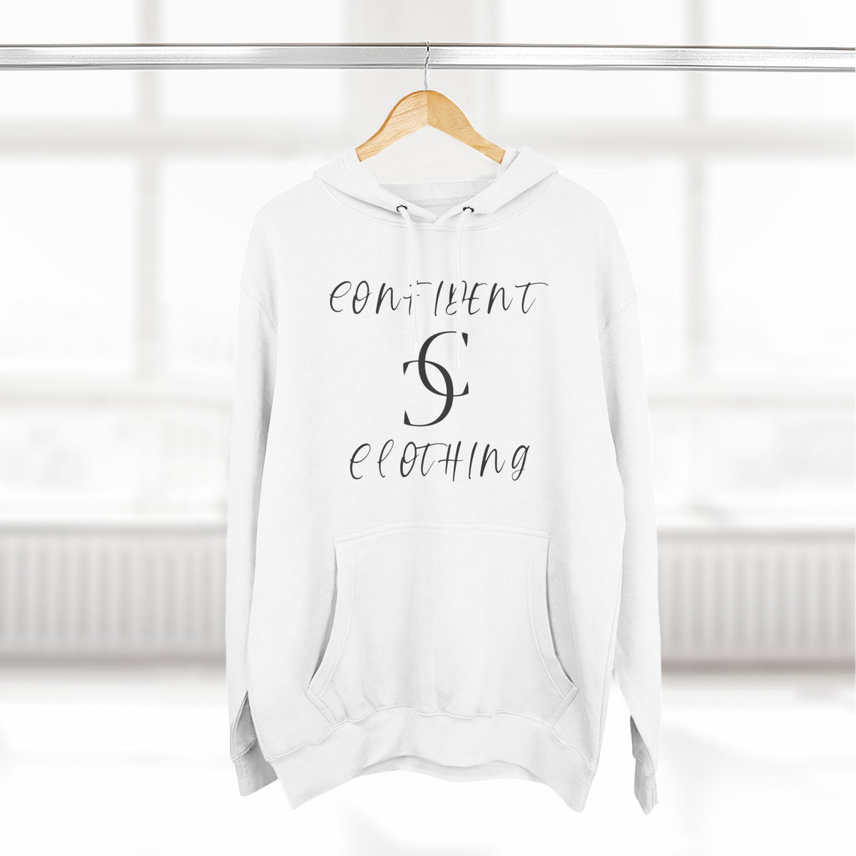 0.4 Confident Slaying Inspirational Fleece Hoodie
