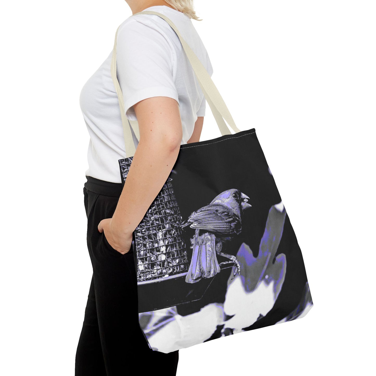 Sunflower seed Bird Tote Bag