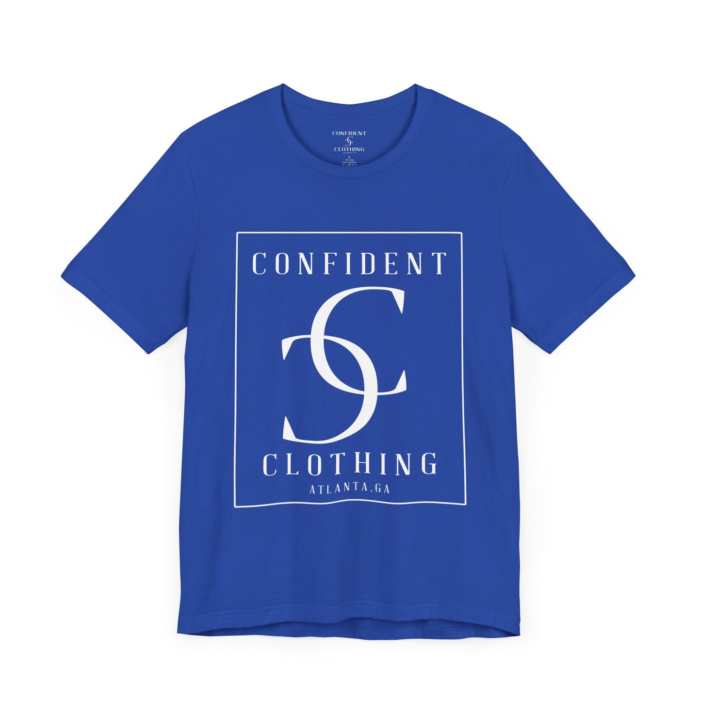 cc (Unisex) multi-color Jersey Short Sleeve Tee (white logo)