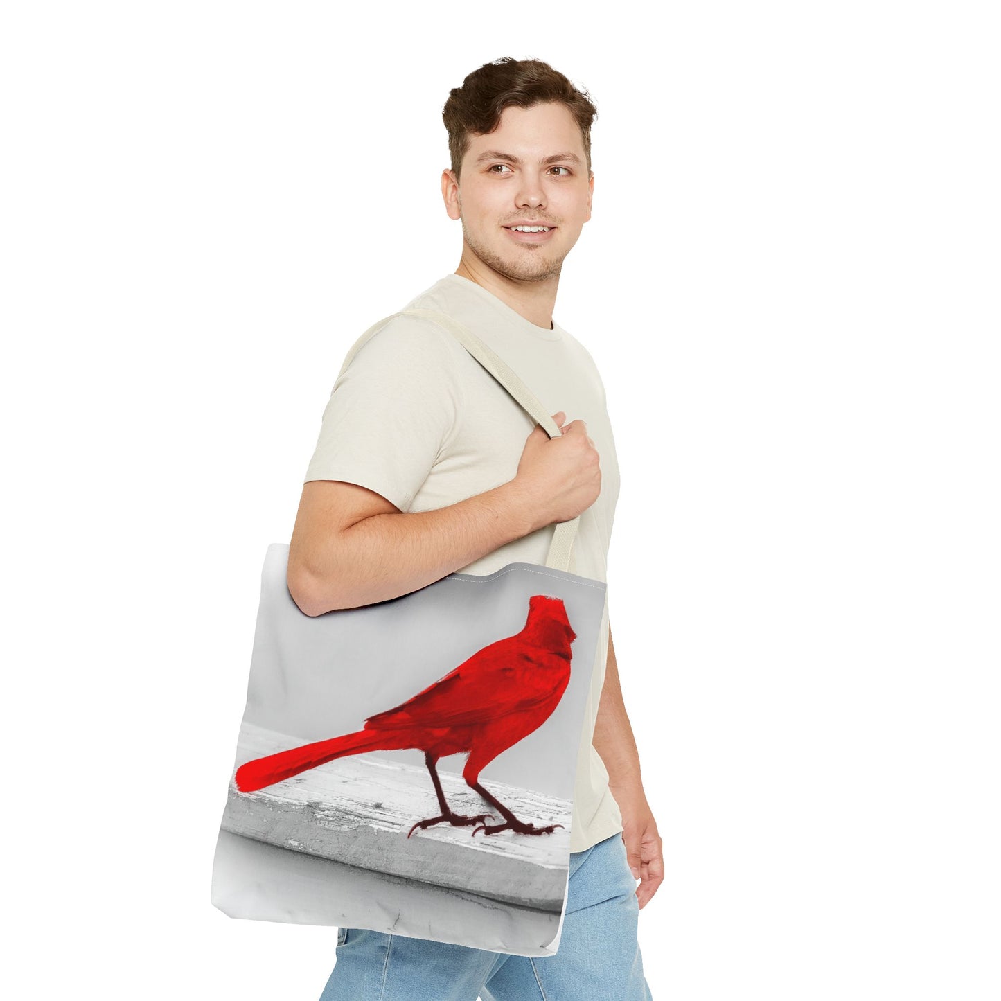 Red Bird Tote Bag
