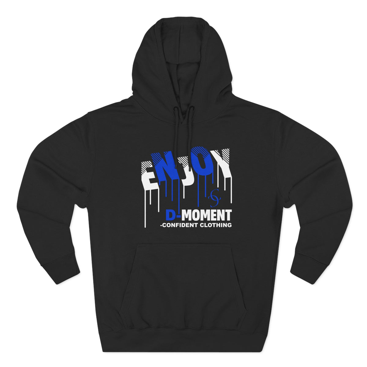 1.0 Confident Clothing Enjoy D Moment Drip Graphic Fleece Hoodie