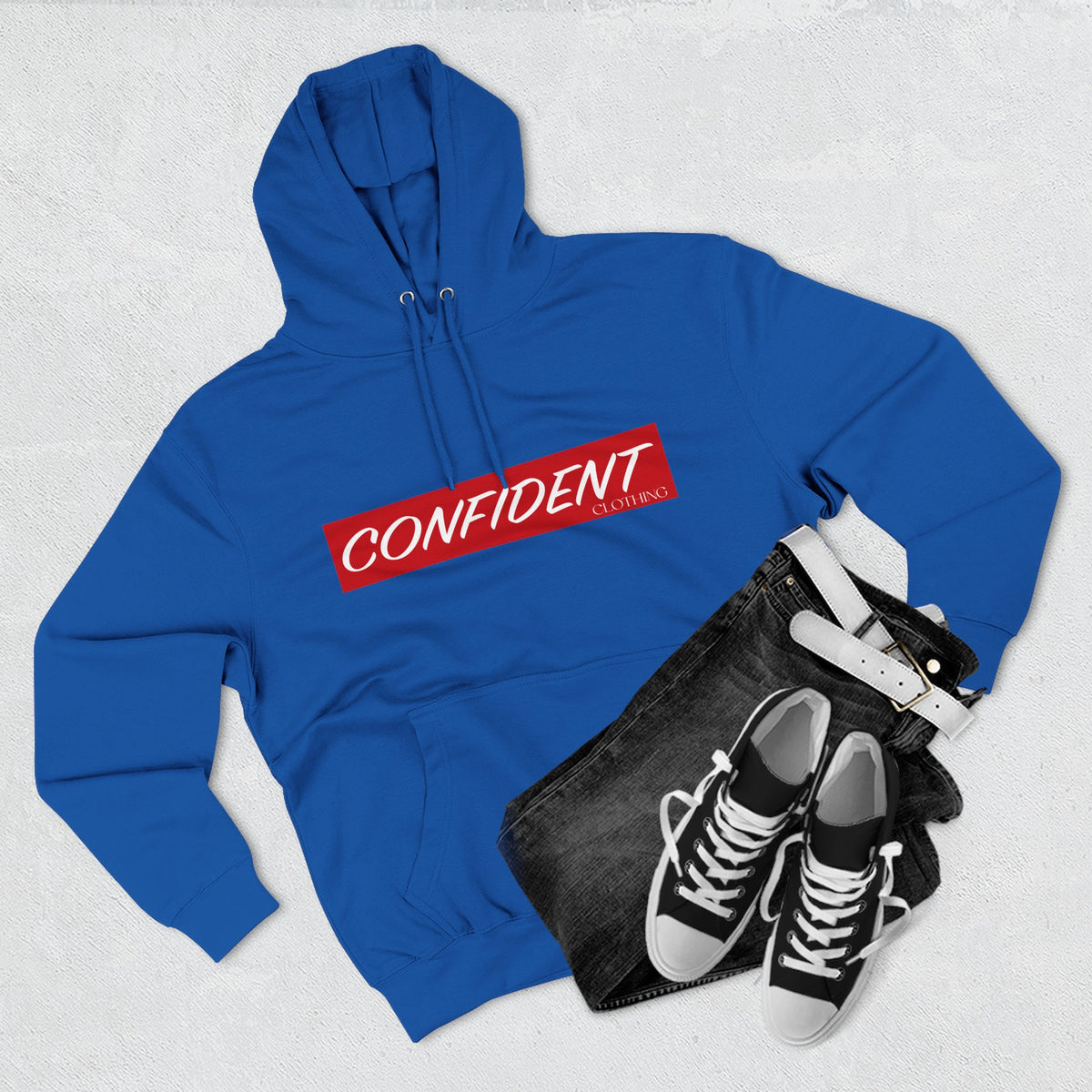 0.7 CONFIDENT CLOTHING Motivational Hoodie