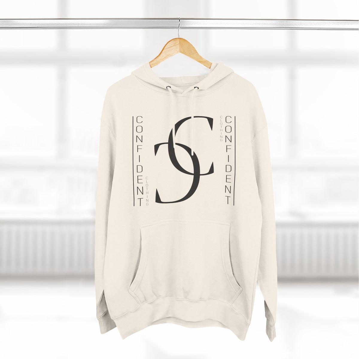 1.2 Confident Clothing Casual Graphic Fleece Hoodie