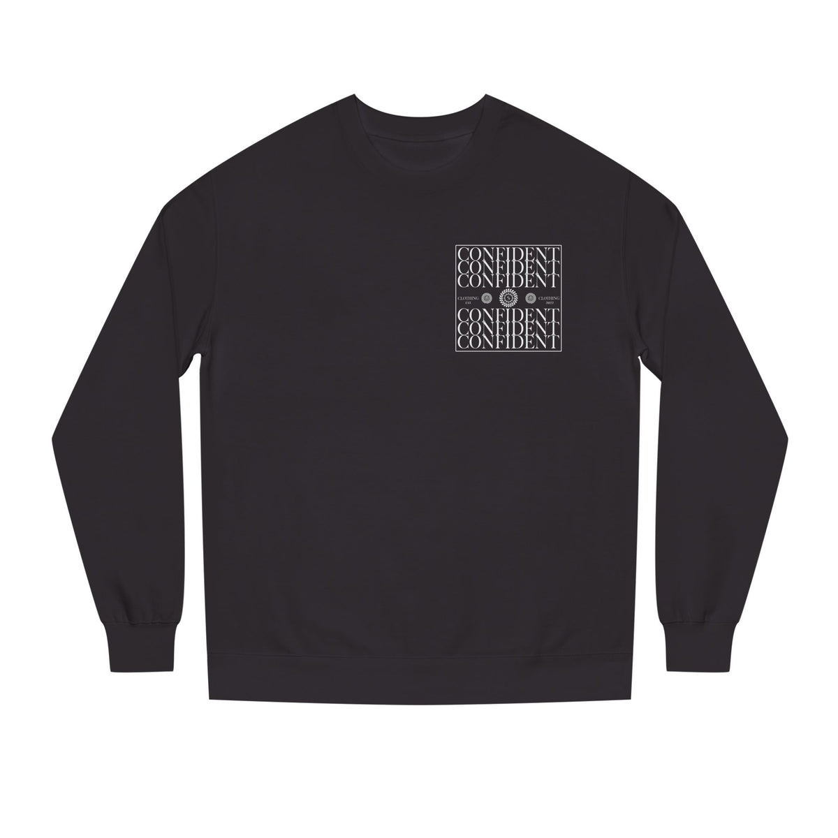 0.5 Confident Clothing Unisex Crew Neck Sweatshirt