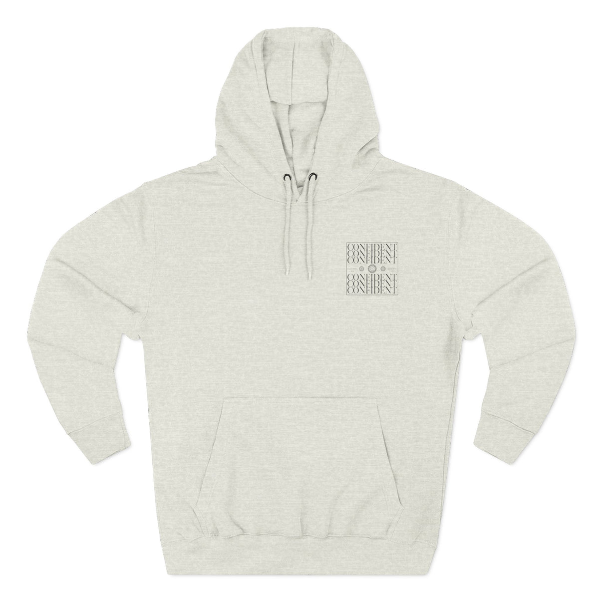 0.9 Confident Clothing Graphic Fleece Hoodie