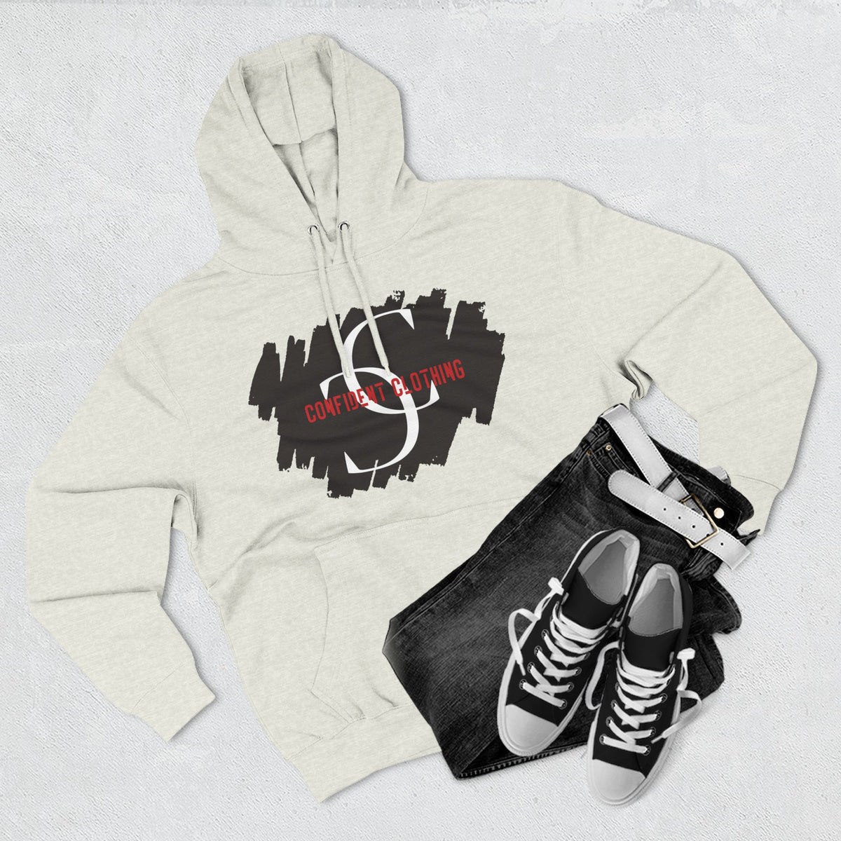 1.9 Confidence Clothing Graphic Fleece Hoodie