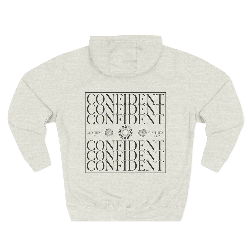 0.9 Confident Clothing Graphic Fleece Hoodie