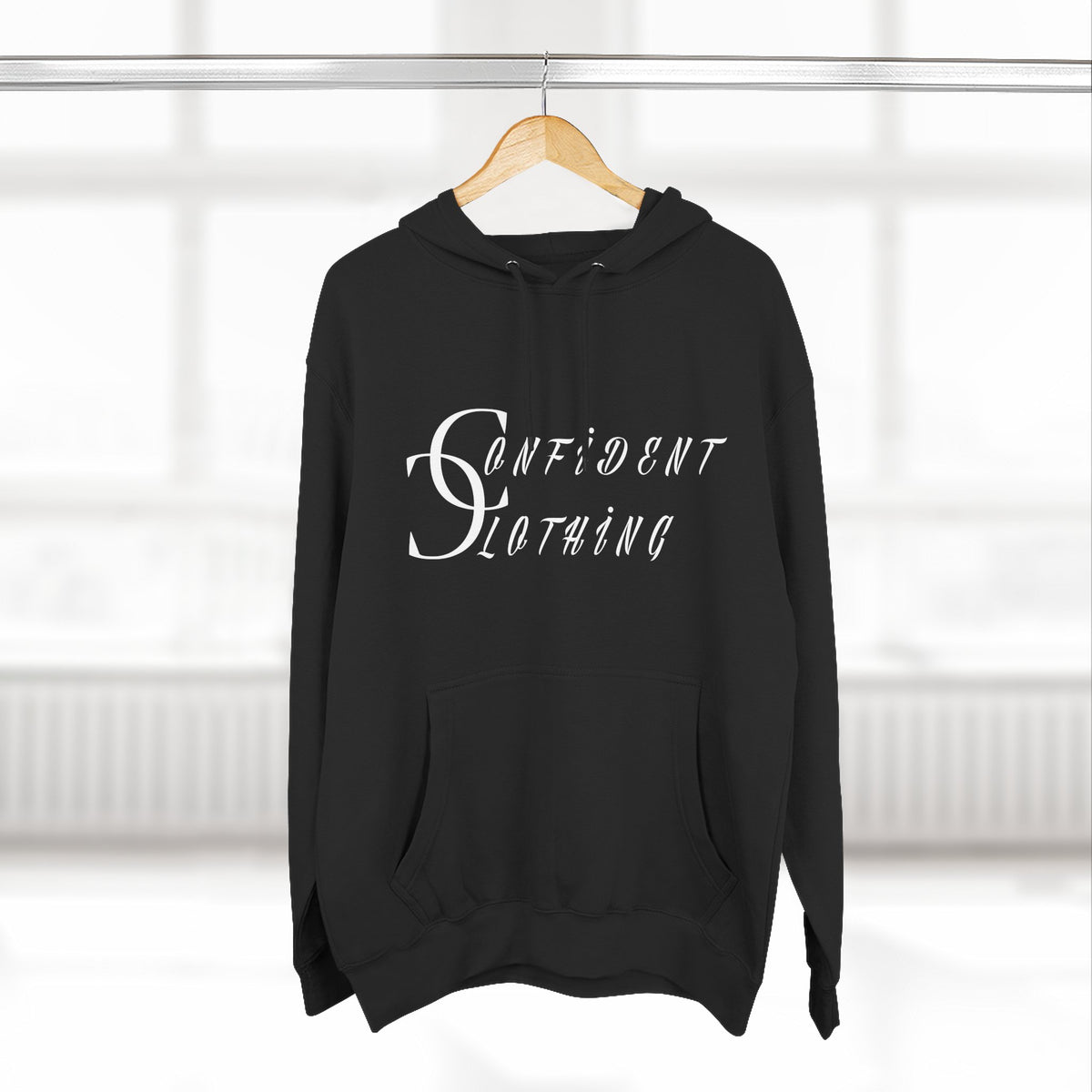 0.3 Confident Slaying Inspirational Fleece Hoodie