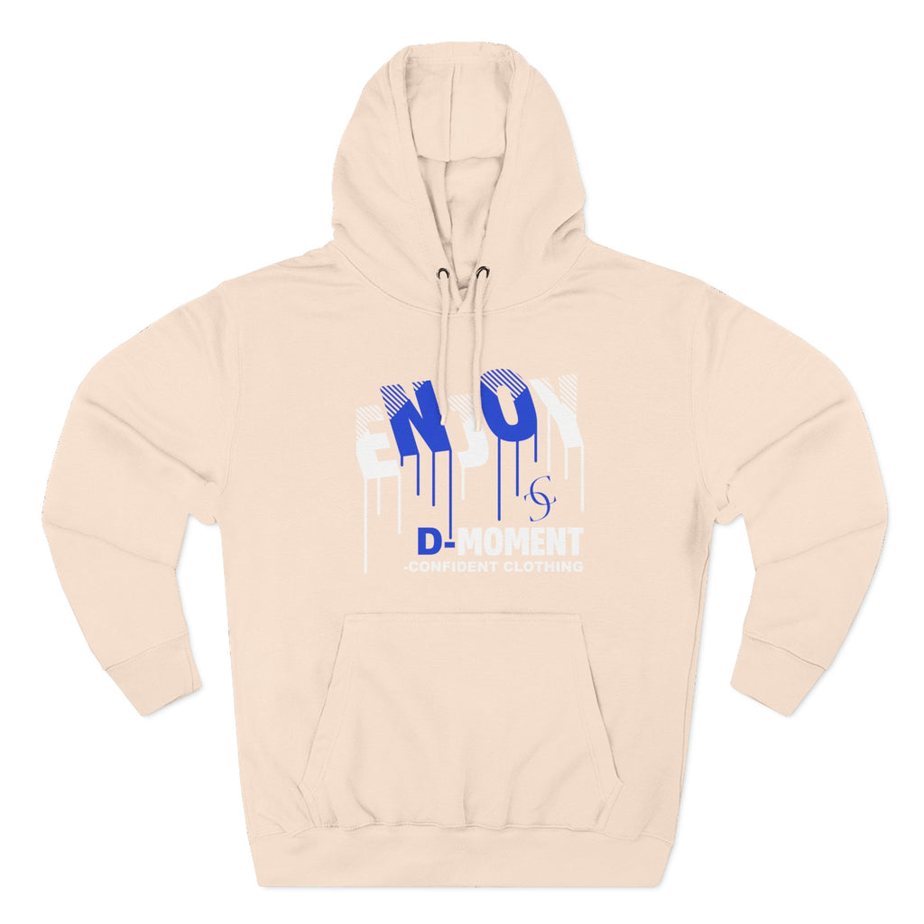 1.0 Confident Clothing Enjoy D Moment Drip Graphic Fleece Hoodie
