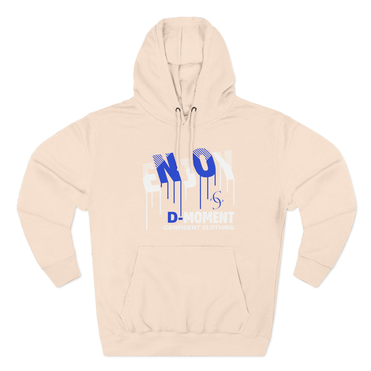 1.0 Confident Clothing Enjoy D Moment Drip Graphic Fleece Hoodie
