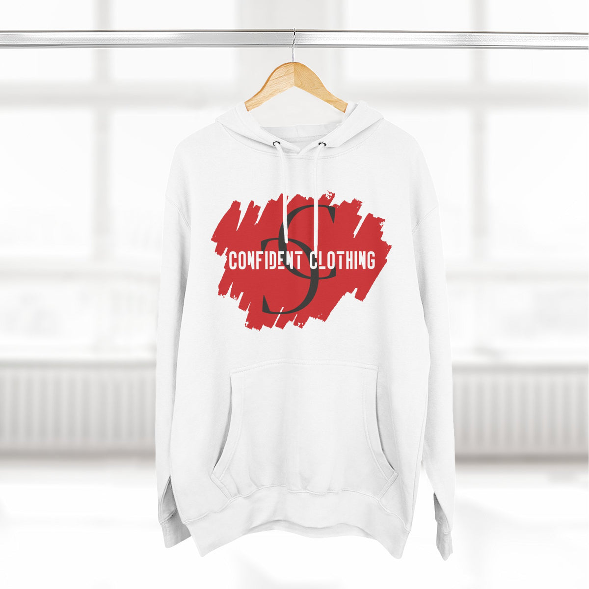 1.6 Confident Clothing Graphic Fleece Hoodie