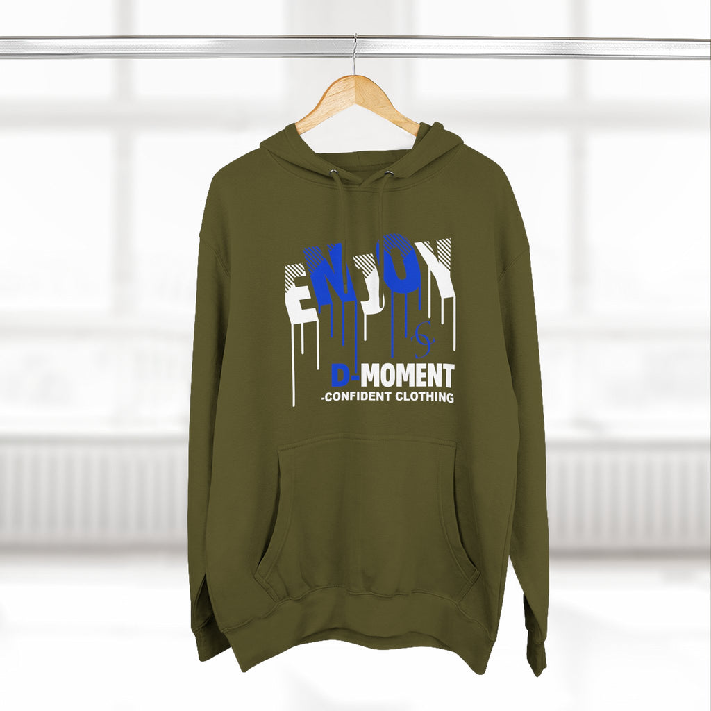 1.0 Confident Clothing Enjoy D Moment Drip Graphic Fleece Hoodie