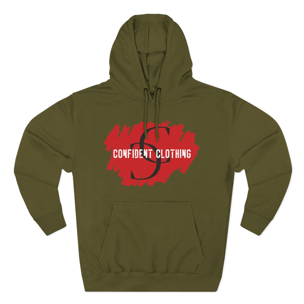 1.6 Confident Clothing Graphic Fleece Hoodie