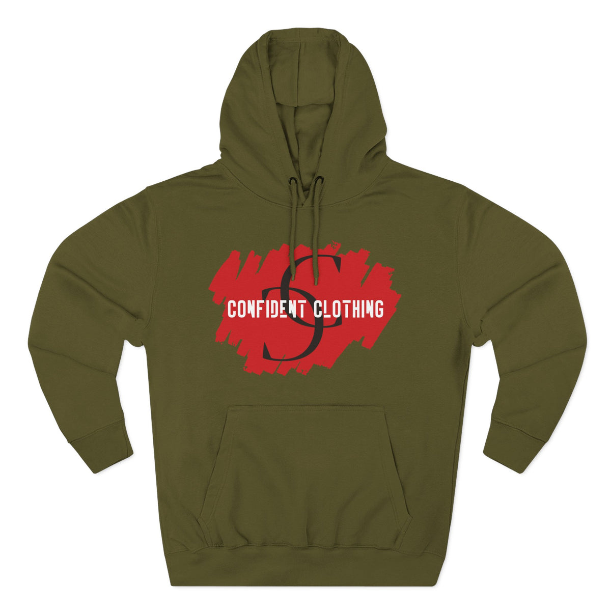 1.6 Confident Clothing Graphic Fleece Hoodie