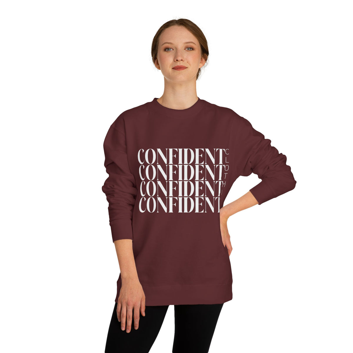 2.2 Confident Clothing Unisex Crew Neck Sweatshirt