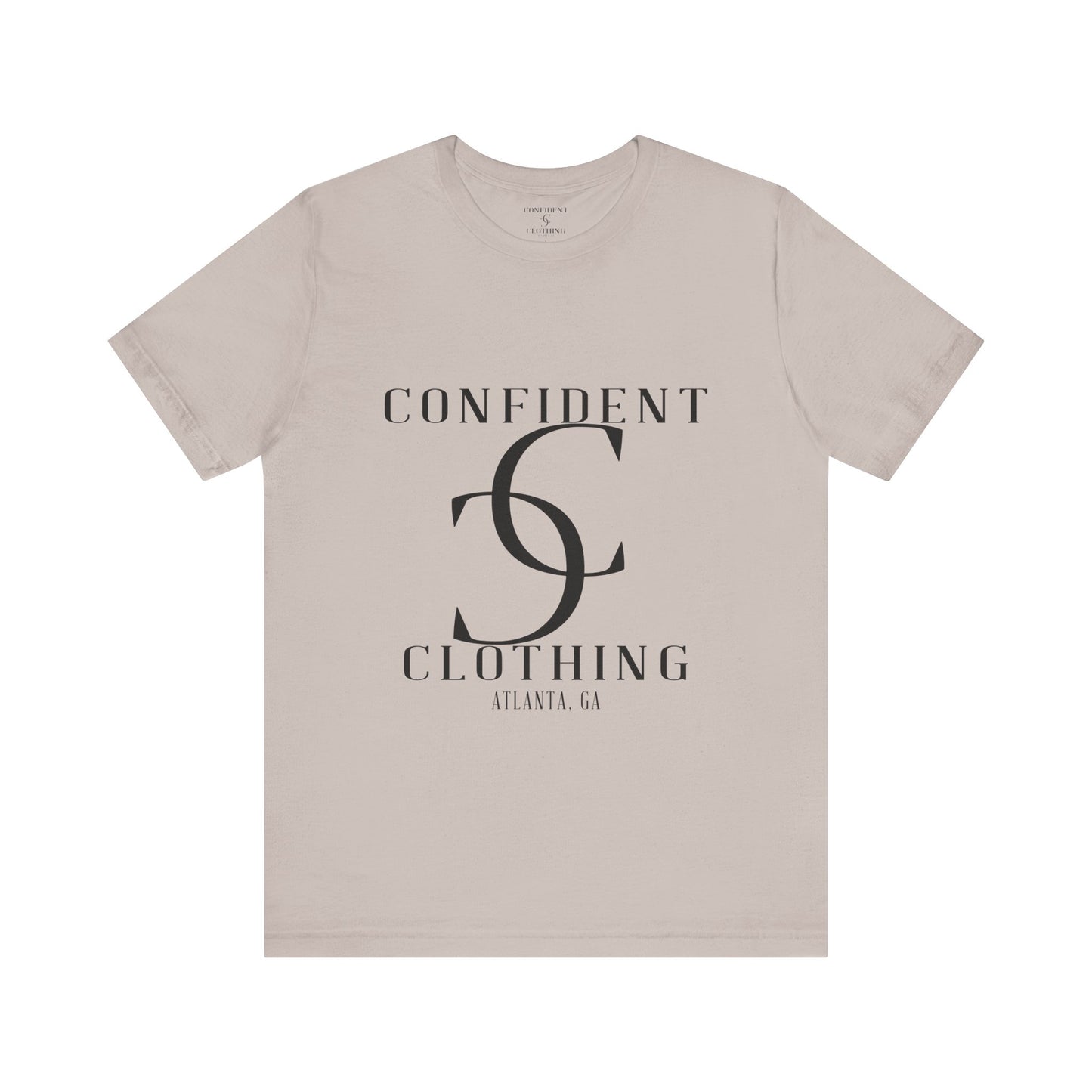 cc (Unisex) Confident Clothing Luxury Jersey Short Sleeve Tee (mustard)