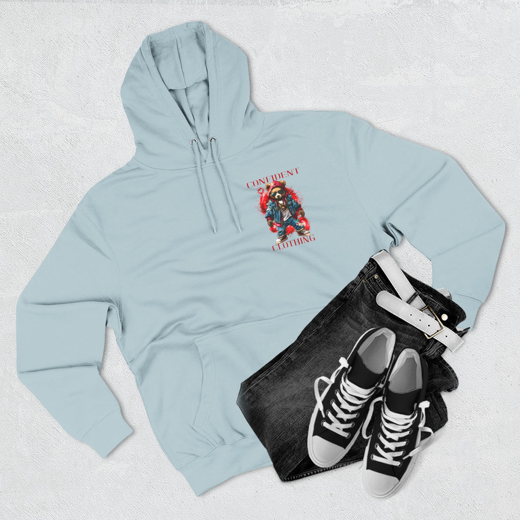 Confident Clothing Galaxy Bear Graphic Hoodie