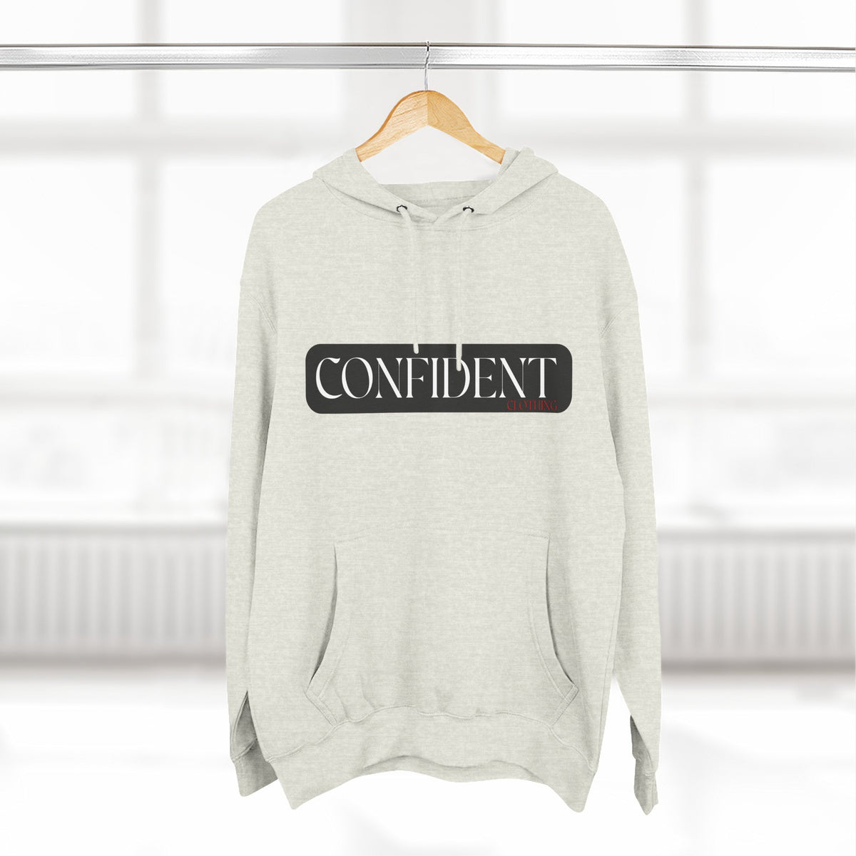 0.7 CONFIDENT CLOTHING Motivational Hoodie