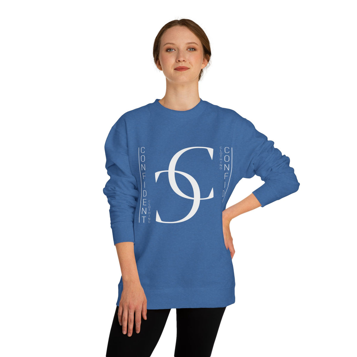 0.2 Confident Clothing Unisex Crew Neck Sweatshirt
